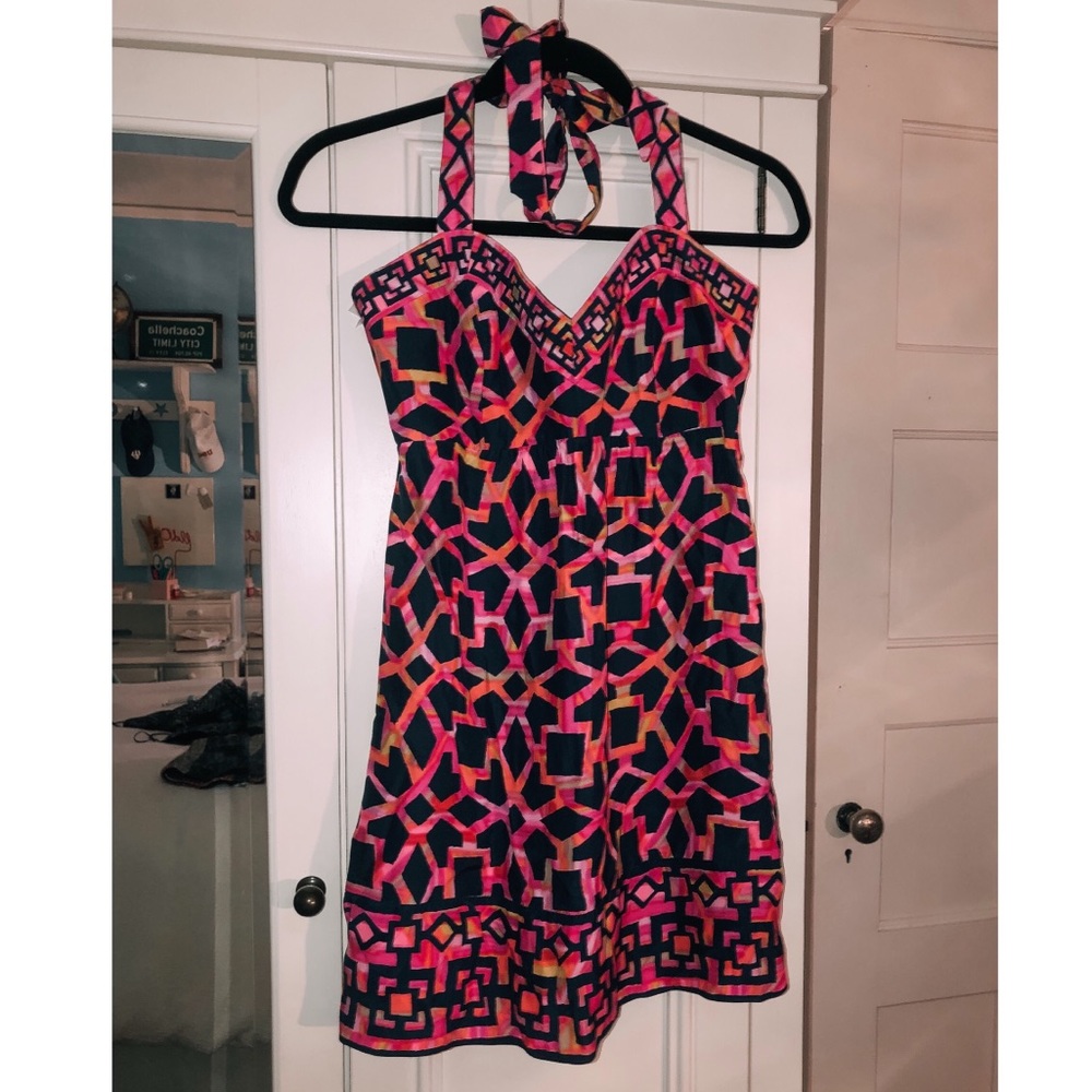 Alice & Trixie Silk Halter Dress